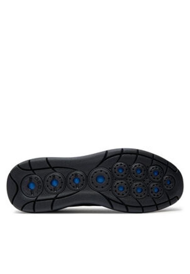 Geox Sneakersy U Spherica Ec2 U45BXE 000LM C9999 Czarny. Kolor: czarny. Materiał: skóra