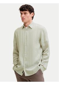 Jack & Jones Koszula Lawrence 12293563 Zielony jasny Regular Fit. Kolor: zielony. Materiał: len #3