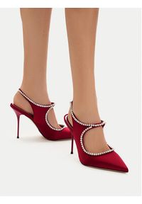 Eva Minge Szpilki EO-LIVIA-LT2019-6 Czerwony. Kolor: czerwony. Materiał: materiał. Obcas: na szpilce #5