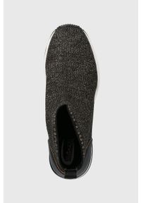 MICHAEL Michael Kors sneakersy Skyler kolor czarny 43F3SKFE5M. Nosek buta: okrągły. Kolor: czarny. Materiał: guma. Obcas: na koturnie #3