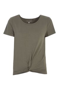 TOP SECRET - Luźna bluzka damska. Kolor: zielony. Wzór: gładki. Sezon: lato #7