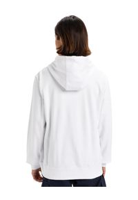 Quiksilver - Bluza z kapturem dla Mężczyzn RETRO FADE Biały. Typ kołnierza: kaptur. Kolor: biały. Materiał: dresówka, polar, poliester, bawełna. Długość rękawa: długi rękaw. Długość: długie