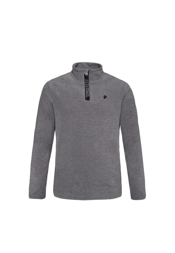 Polar z zamkiem błyskawicznym 1/4 Protest Perfectym. Kolor: szary. Materiał: polar. Sezon: zima. Sport: narciarstwo