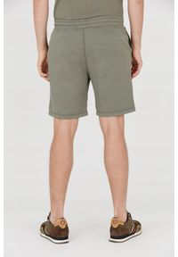 Aeronautica Militare - AERONAUTICA MILITARE Bermudy zielone męskie, Rozmiar XXL. Kolor: zielony. Materiał: bawełna, dresówka. Wzór: haft #5