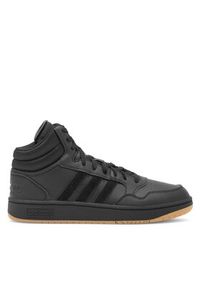 Adidas - adidas Sneakersy HOOPS 3.0 MID GY4745 Czarny. Kolor: czarny. Materiał: materiał #8