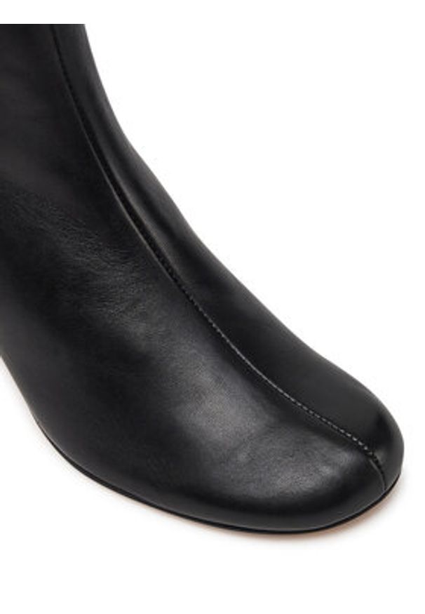 Weekend Max Mara Botki Acro 251579101460 Czarny. Kolor: czarny. Materiał: skóra