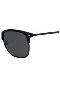 BOSS - Hugo Boss Okulary przeciwsłoneczne męskie kolor czarny. Kolor: czarny #3