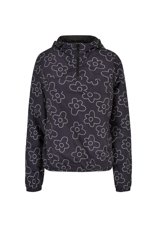 Sweter damski Urban Classics AOP. Kolor: czarny. Materiał: polar. Sezon: zima