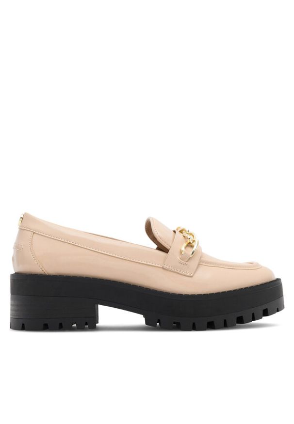 Nine West Loafersy NYLA 8123-1 Beżowy. Kolor: beżowy. Materiał: syntetyk