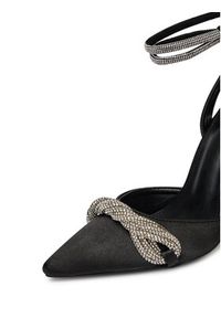 DeeZee Szpilki HT085-9 Czarny. Kolor: czarny. Materiał: materiał. Obcas: na szpilce #5