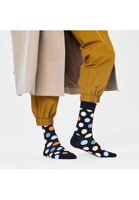 Happy-Socks - Happy Socks Skarpety wysokie unisex BDO01-9350 Czarny. Kolor: czarny. Materiał: materiał, bawełna #3