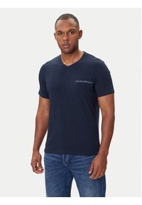 Emporio Armani Underwear Komplet 2 t-shirtów EM000392 AF10779 MB263 Granatowy Regular Fit. Kolor: niebieski. Materiał: bawełna