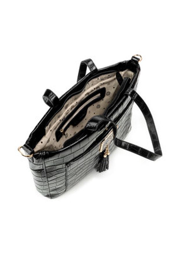 Monnari Torebka BAG4120 Czarny. Kolor: czarny. Materiał: skórzane