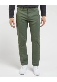 Lee - MESKIE SPODNIE REGULAR CHINO OLIVE GROVE 112342928 #1