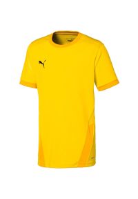 Podkoszulek Puma Teamgoal 23 Jersey Jr, Dzieci. Kolor: żółty. Materiał: poliester
