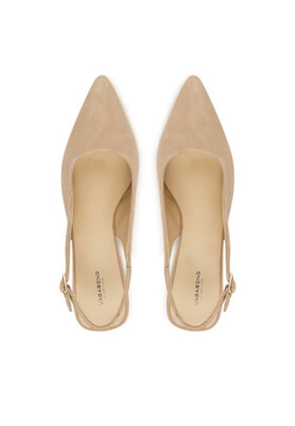 Vagabond Shoemakers Czółenka Marta 5928-140-11 Écru. Kolor: kremowy. Materiał: skóra, zamsz