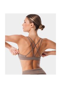 Stanik sportowy crossback dla kobiet Carpatree Balletcore. Kolor: szary. Sport: fitness #1