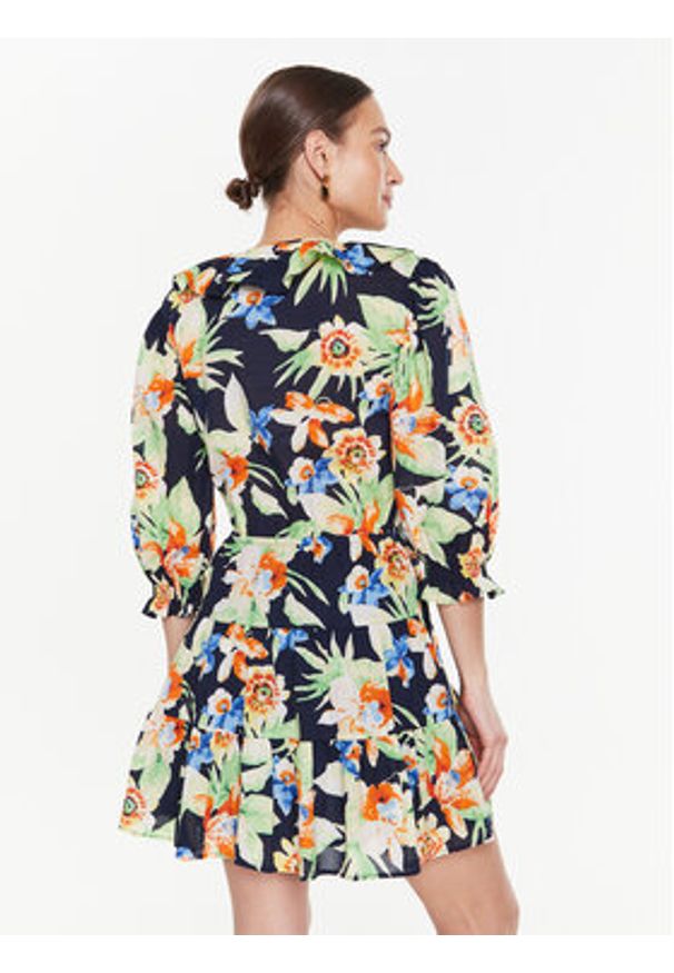 Lauren Ralph Lauren Sukienka codzienna 250889366001 Kolorowy Regular Fit. Okazja: na co dzień. Materiał: bawełna. Wzór: kolorowy. Typ sukienki: proste. Styl: casual