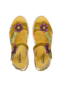 Laura Vita Sandały Nikito 03 Zielony. Kolor: zielony. Materiał: skóra #6