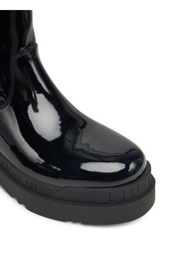 Liu Jo Botki Love 63 SF5067 EX004 Czarny. Kolor: czarny. Materiał: skóra