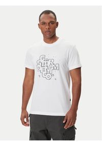 G-Star RAW - G-Star Raw T-Shirt HD Print D26824-D975 Biały Regular Fit. Kolor: biały. Materiał: bawełna. Wzór: nadruk