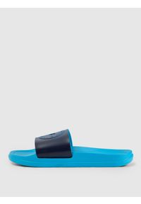 4f - 4F Klapki chłopięce - niebieskie 38. Okazja: na co dzień, do domu. Kolor: niebieski. Materiał: guma. Sezon: lato. Styl: wakacyjny, casual, sportowy #1
