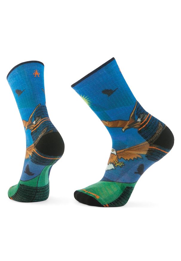 Skarpetki Smartwool Zero Cushion Eagle. Kolor: niebieski. Sport: turystyka piesza