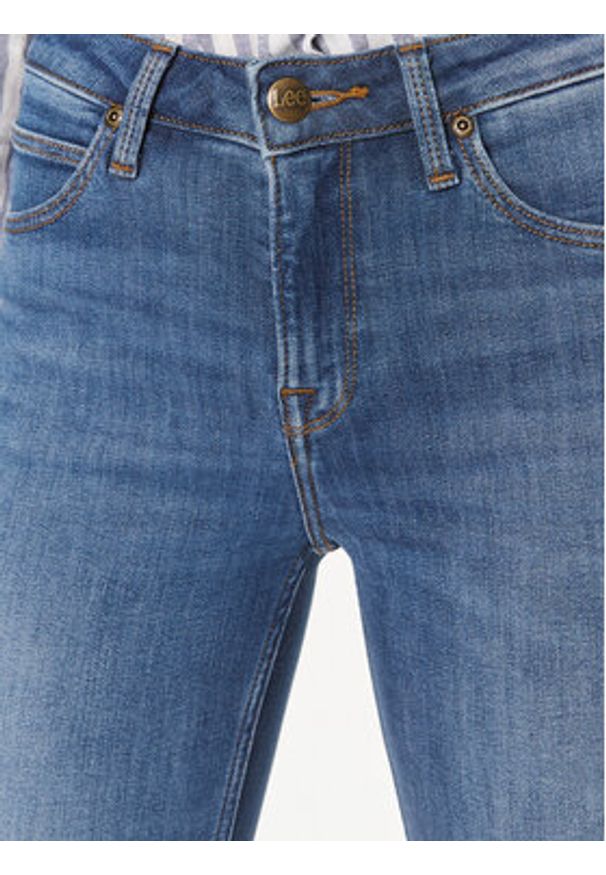 Lee Jeansy Scarlet 112346881 Niebieski Skinny Fit. Kolor: niebieski