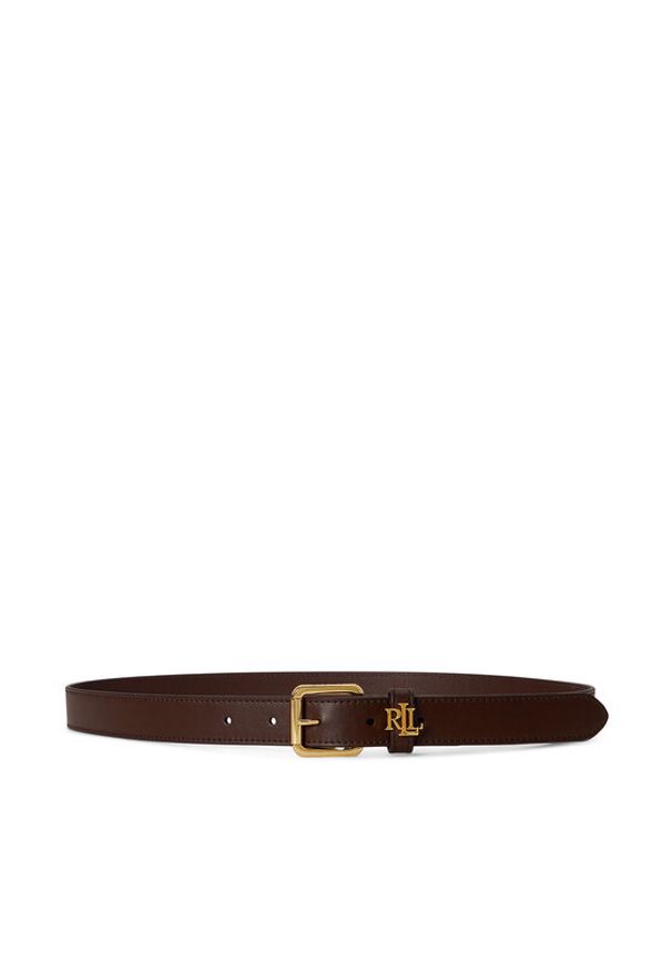 Lauren Ralph Lauren - LAUREN RALPH LAUREN Pasek 412968763013 Brązowy. Kolor: brązowy. Materiał: skóra
