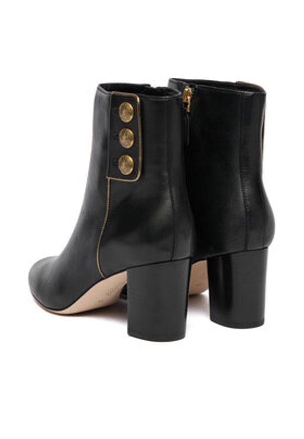 Lauren Ralph Lauren - LAUREN RALPH LAUREN Botki Kenndi Bt Hl 802980065001 Czarny. Kolor: czarny. Materiał: skóra