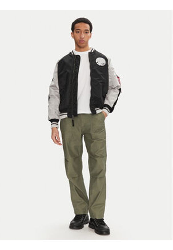 Alpha Industries Kurtka bomber Japan Warrior Souvenir 146101 Czarny Regular Fit. Kolor: czarny. Materiał: syntetyk