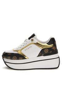 Guess Sneakersy Camrio FL7CMR FAL12 Biały. Kolor: biały. Materiał: skóra