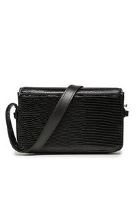 Zadig&Voltaire Torebka Zv Initiale Le Mini Embossed I LWBA02215 Czarny. Kolor: czarny. Materiał: skórzane