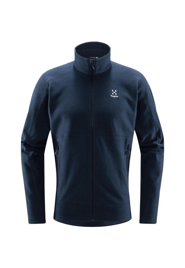 Haglöfs - Bluza polarowa męska Buteo Mid. Kolor: szary. Materiał: polar