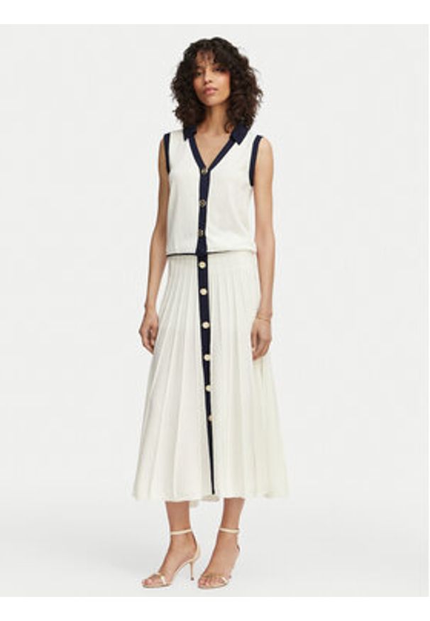 Artigli Spódnica plisowana ACGO004493 Biały Regular Fit. Kolor: biały. Materiał: wiskoza