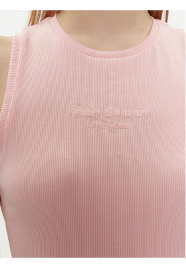 Juicy Couture Sukienka letnia Bentley JCBED223812 Różowy Slim Fit. Kolor: różowy. Materiał: bawełna. Sezon: lato