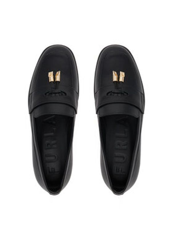 Furla Lordsy Goccia Loafer YJ80GCC X30000 AL O6000 Czarny. Kolor: czarny. Materiał: skóra