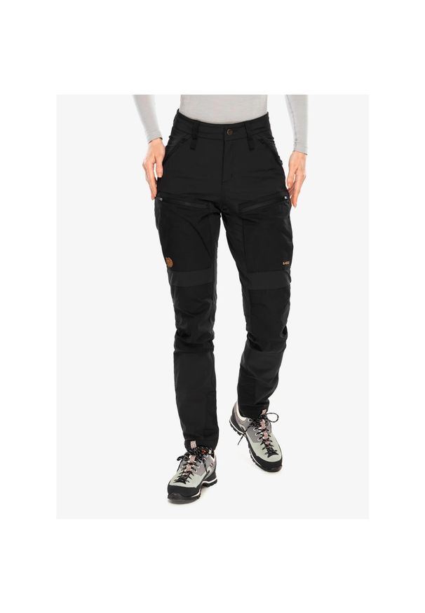 Fjällräven - Spodnie trekkingowe damskie Fjallraven Keb Agile Trousers. Kolor: czarny. Sezon: lato. Sport: turystyka piesza