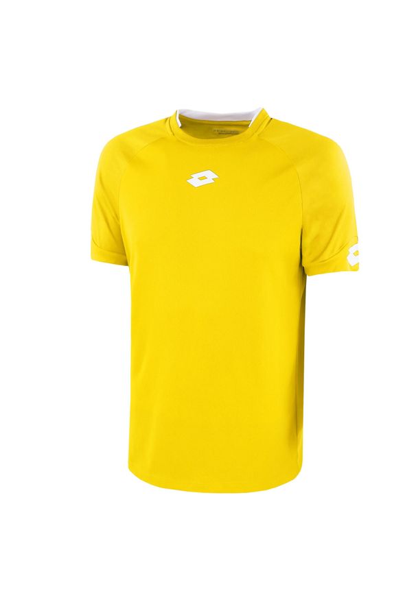 Koszulka piłkarska dla dzieci LOTTO JR DELTA PLUS. Kolor: żółty. Sport: piłka nożna