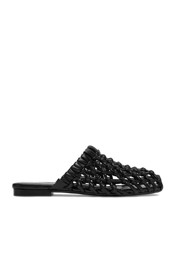 Badura Klapki EO-AMANDA-LT243-12 Czarny. Kolor: czarny. Materiał: skóra