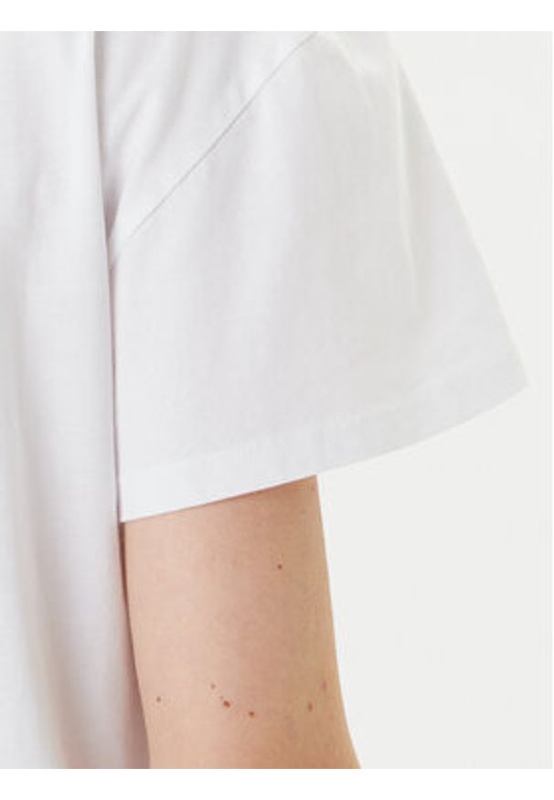 Liu Jo T-Shirt MF5412 JS923 Biały Regular Fit. Kolor: biały. Materiał: bawełna