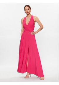 Fracomina Sukienka wieczorowa FQ23SD3004W41201 Różowy Regular Fit. Kolor: różowy. Materiał: syntetyk. Styl: wizytowy #5