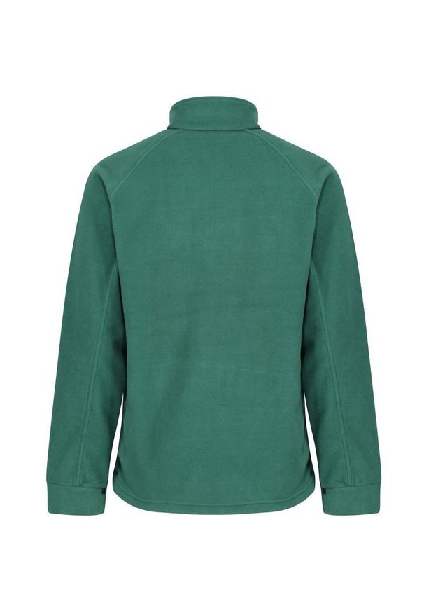 Regatta - Męski Polar Z Suwakiem Thor III. Kolor: zielony. Materiał: polar. Sezon: zima. Styl: sportowy. Sport: turystyka piesza