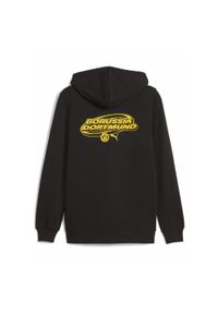 Puma - Męska kurtka z kapturem Borussia Dortmund FtblCulture PUMA Black Faster Yellow. Typ kołnierza: kaptur. Kolor: czarny, wielokolorowy, żółty. Sport: bieganie