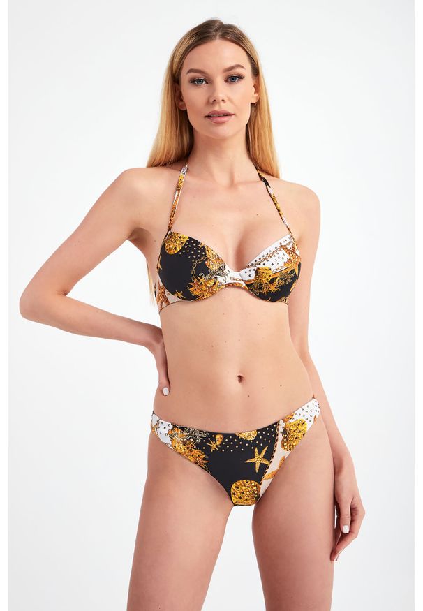 Twinset U&B - DÓŁ OD BIKINI TWINSET U&B. Materiał: tkanina. Wzór: aplikacja, nadruk