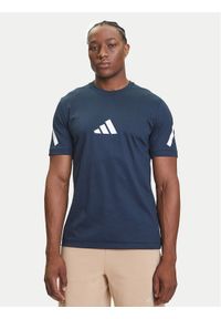 Adidas - adidas T-Shirt Z.N.E. JW4735 Granatowy Regular Fit. Kolor: niebieski. Materiał: bawełna