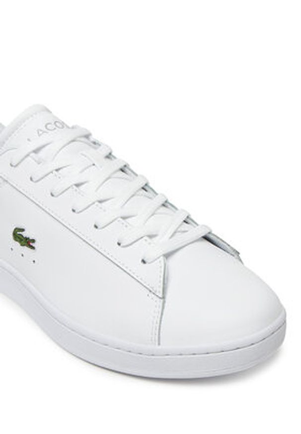 Lacoste Sneakersy 7-48SMA0011 Biały. Kolor: biały. Materiał: skóra