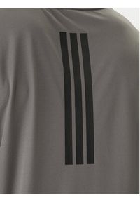 Adidas - adidas Koszulka techniczna D4T PrimeLift 3 Stripes KE9936 Szary Regular Fit. Kolor: szary. Materiał: syntetyk #5