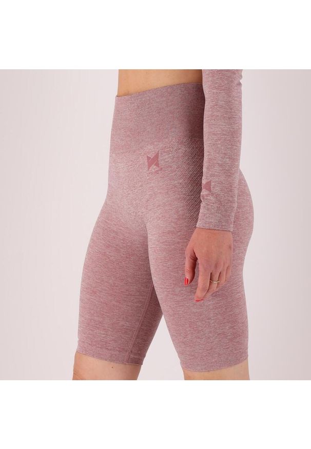 XTREME - Damski top sportowy Długie rękawy. Kolor: różowy. Materiał: elastan, poliester. Długość rękawa: długi rękaw. Długość: długie. Sport: fitness