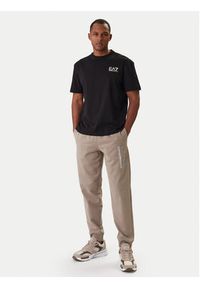 EA7 Emporio Armani T-Shirt 7M001402 AF22264 UC001 Czarny Regular Fit. Kolor: czarny. Materiał: bawełna #5
